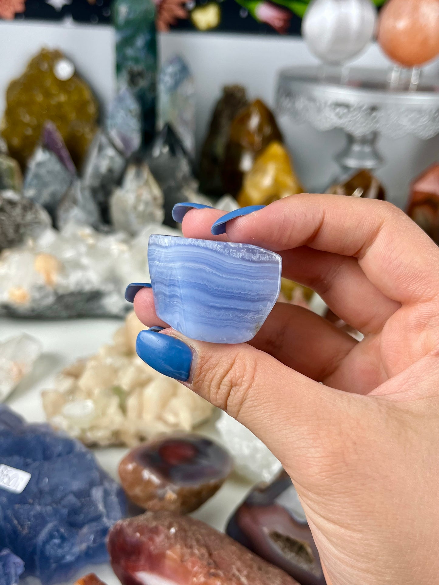 Blue Lace Agate Freeform