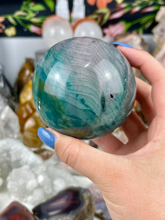 Mermaid Ocean Jasper Sphere