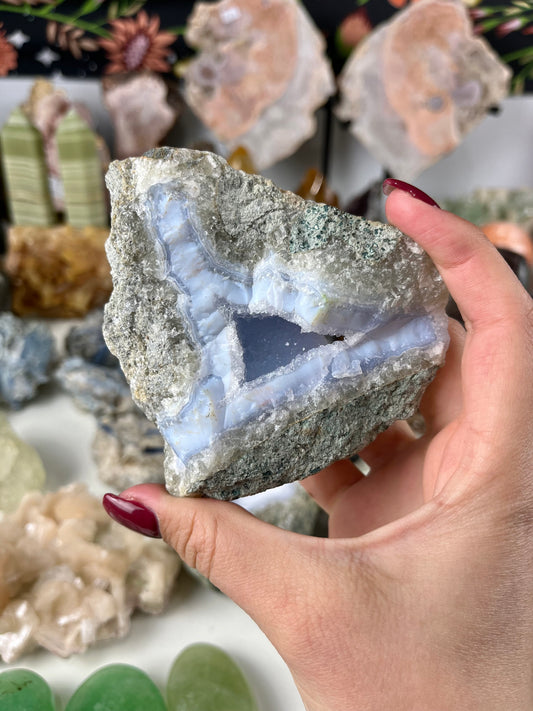 Druzy Blue Lace Agate