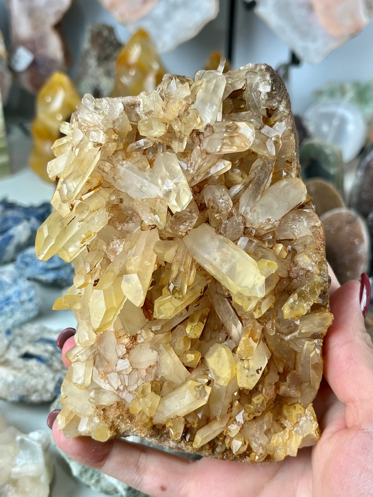 Tangerine Quartz Cluster