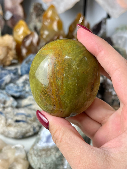 Green Opal Palmstone