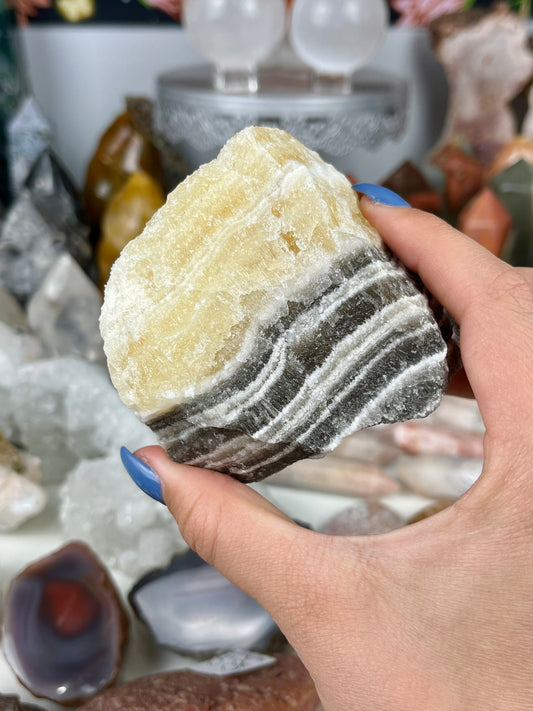 Raw Zebra Calcite