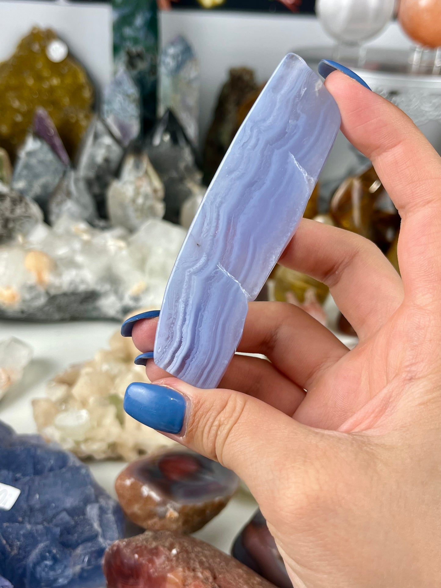 Blue Lace Agate Slab