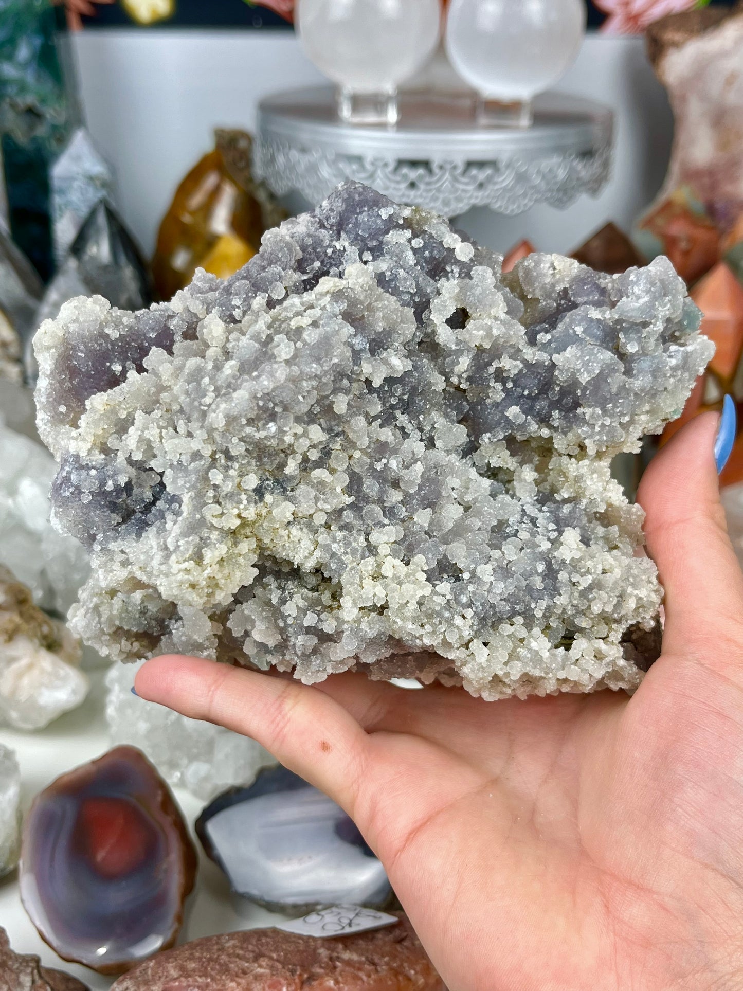 Grape Agate Statement Specimen