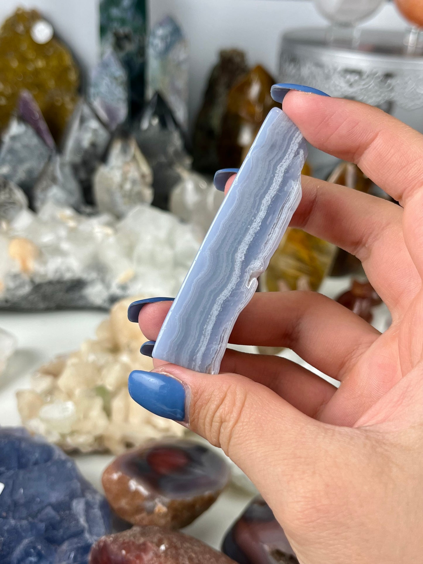 Blue Lace Agate Slab