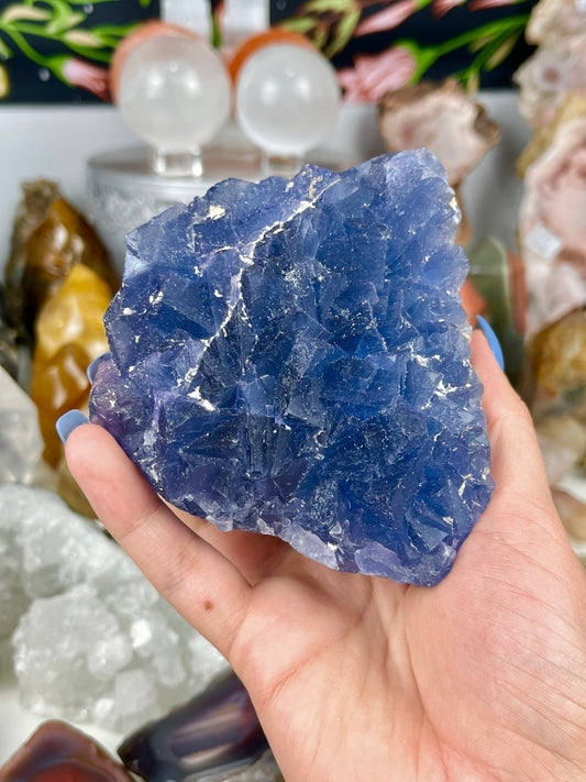 Raw Blue Fluorite