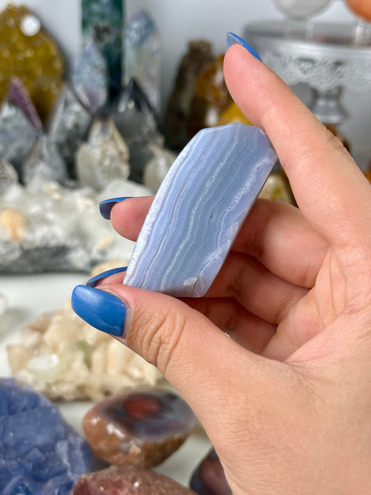 Blue Lace Agate Slab