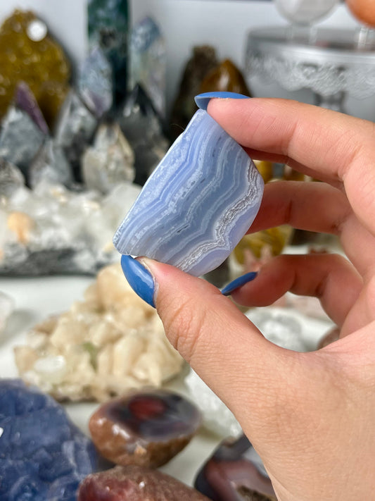 Blue Lace Agate Slab