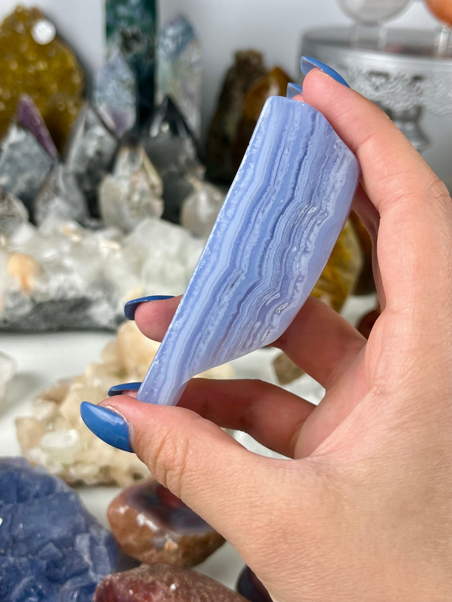 Blue Lace Agate Freeform