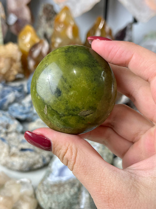 Green Opal Palmstone