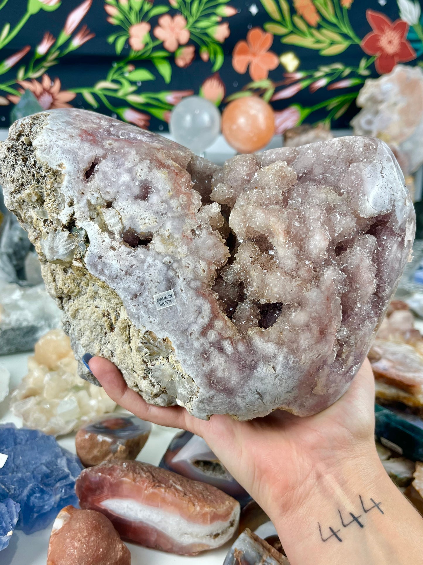 XL Pink Amethyst Druzy Specimen