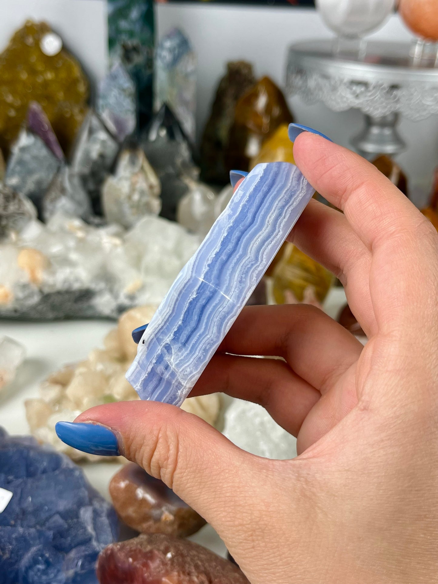 Blue Lace Agate Freeform