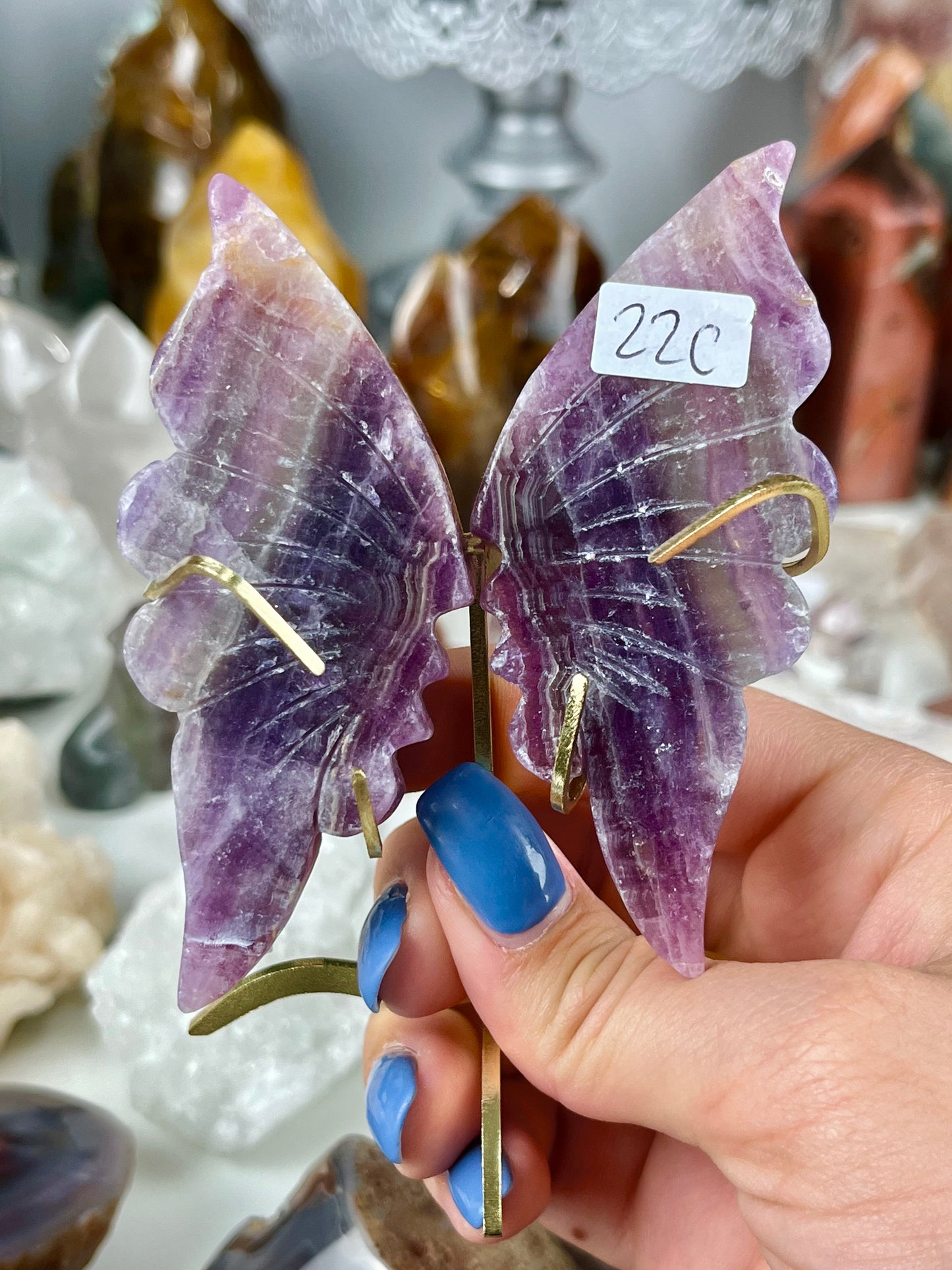 *Repaired* Fluorite Fairy Wings