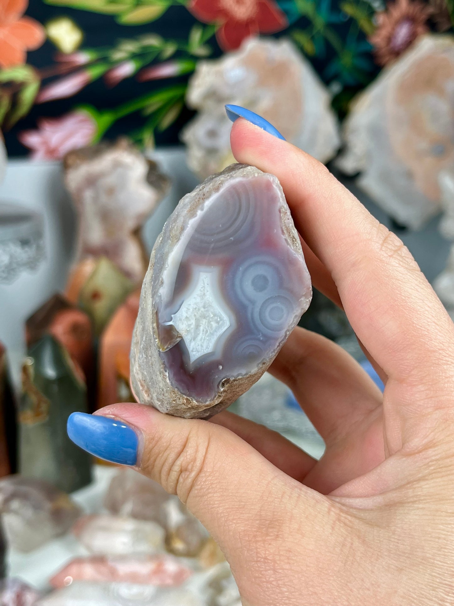 Pink Sashe River Agate