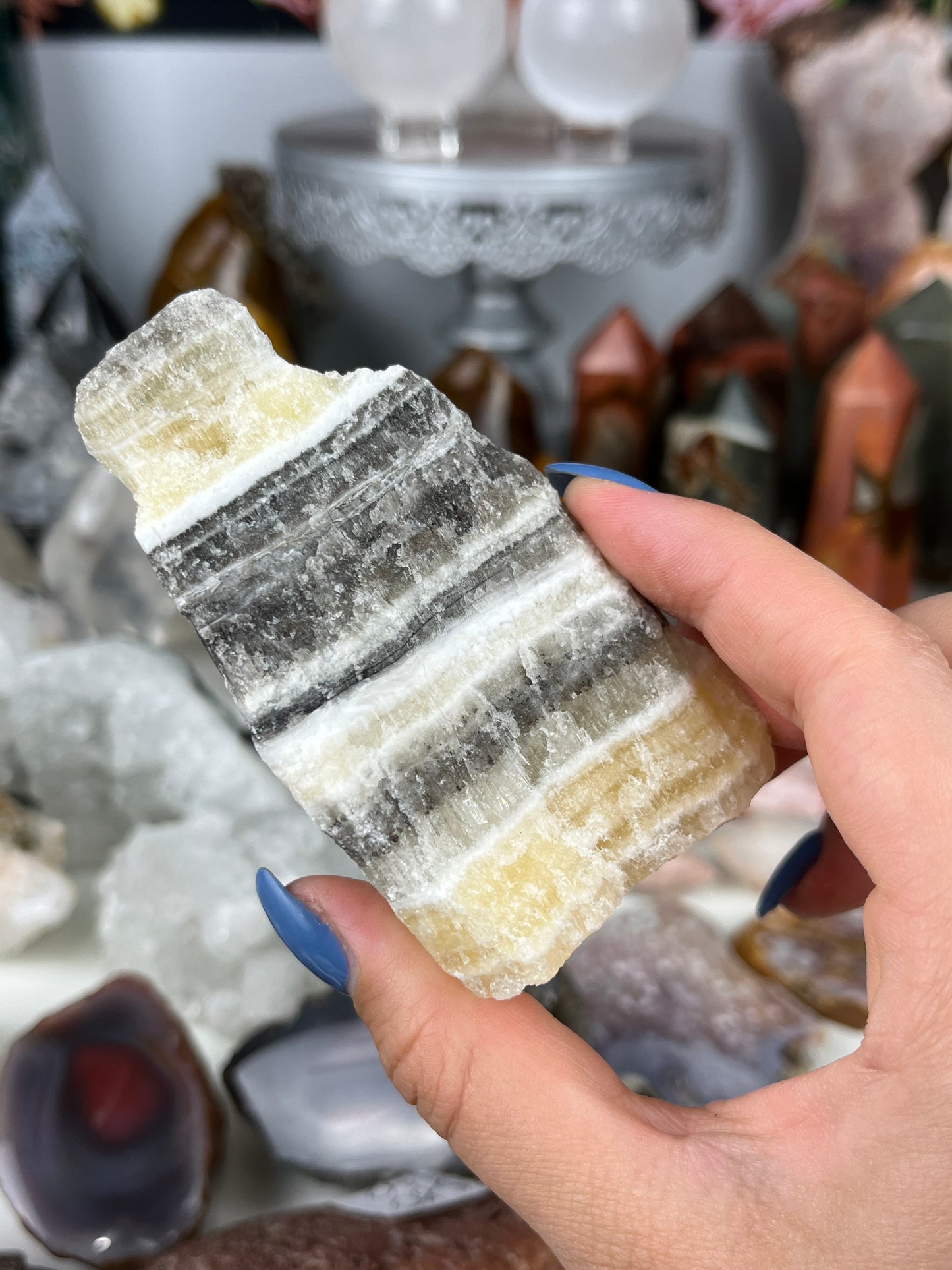 Raw Zebra Calcite