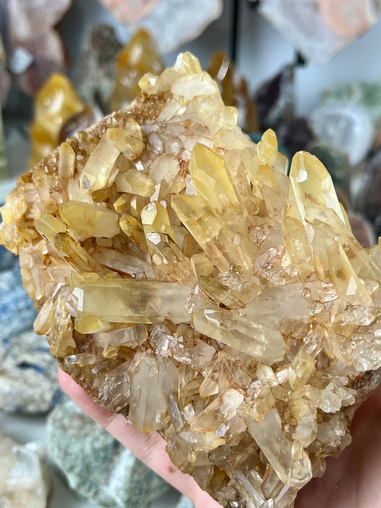 Tangerine Quartz Cluster