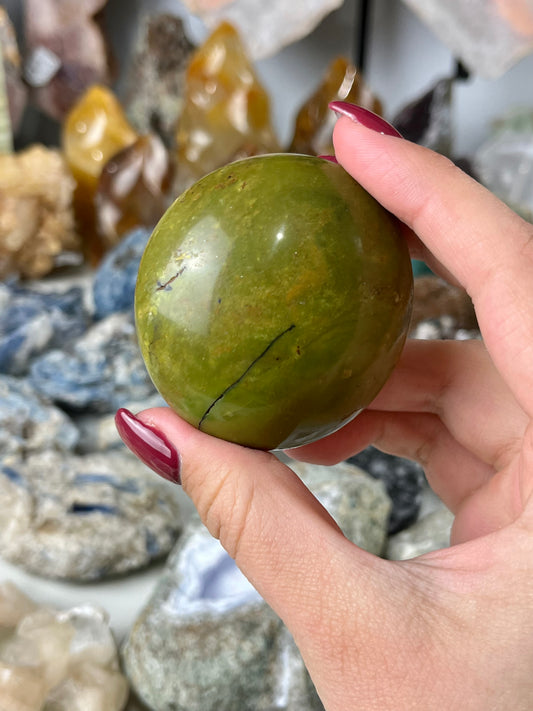 Green Opal Palmstone