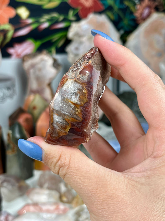 Red Sashe River Agate