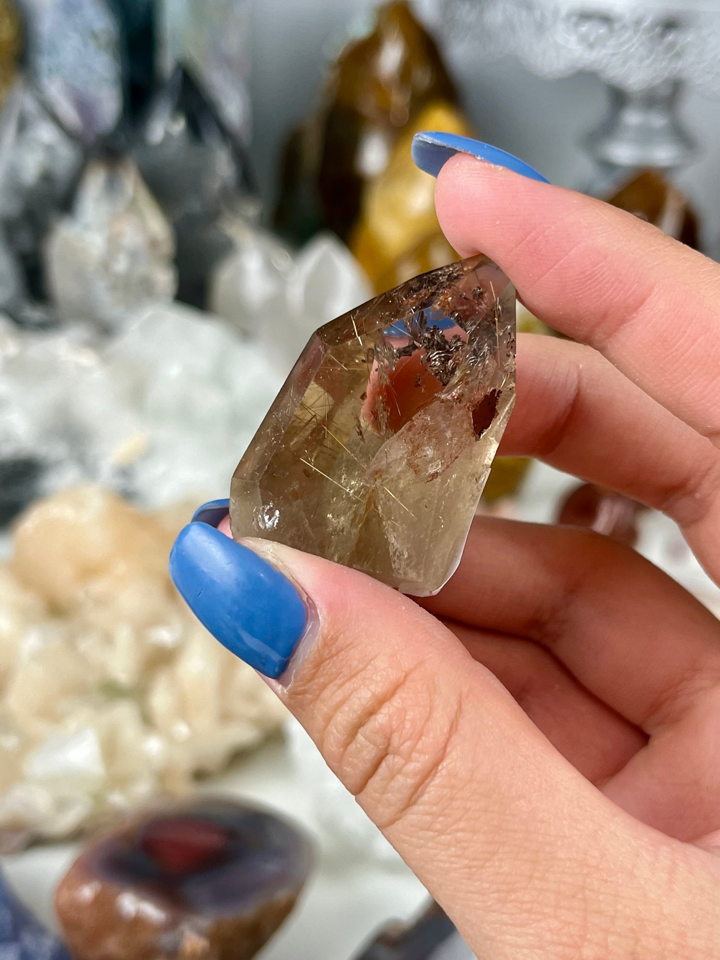 Rutile & Garden Quartz in Smoky