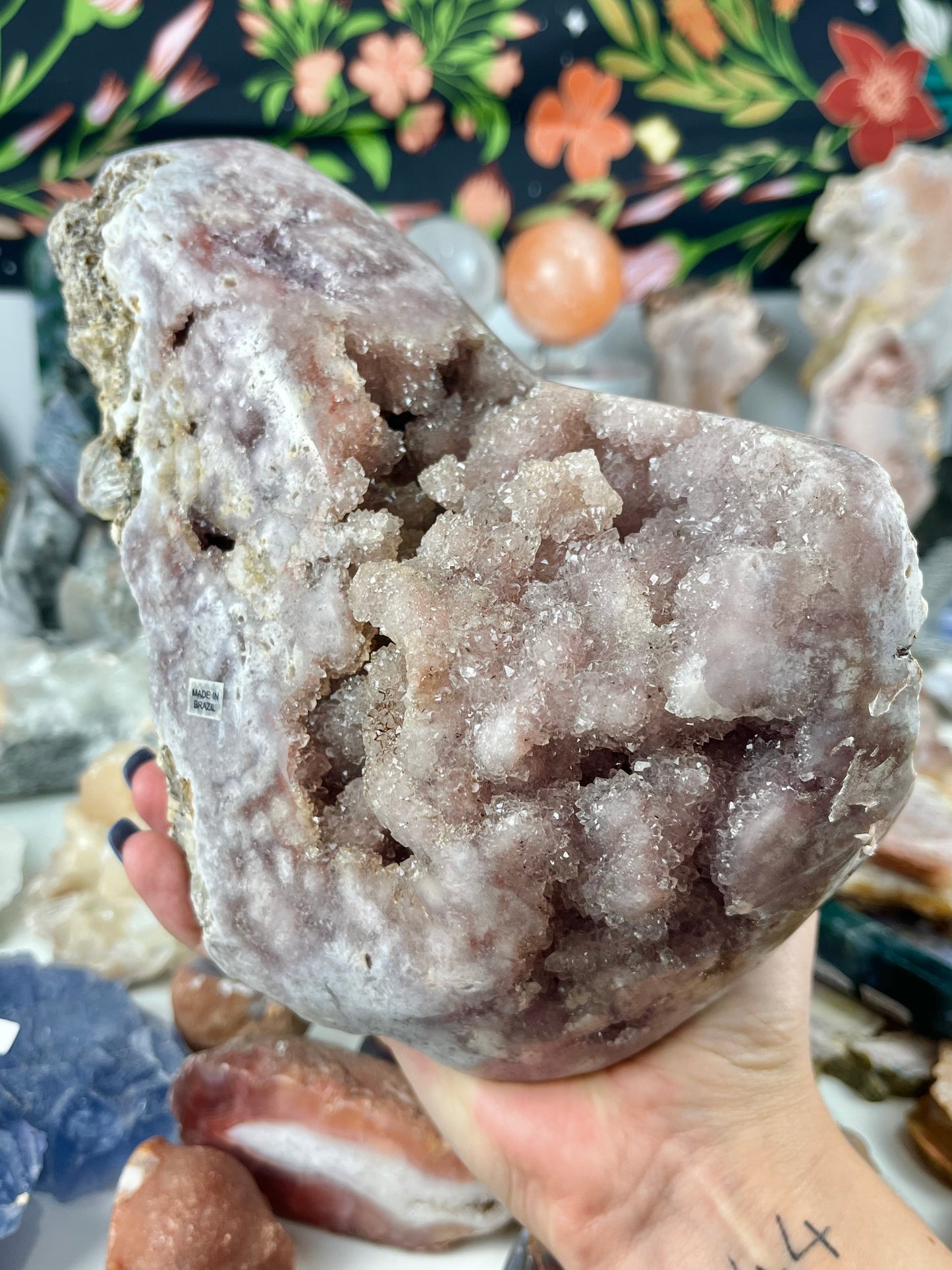 XL Pink Amethyst Druzy Specimen