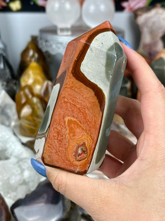 Polychrome Jasper Tower