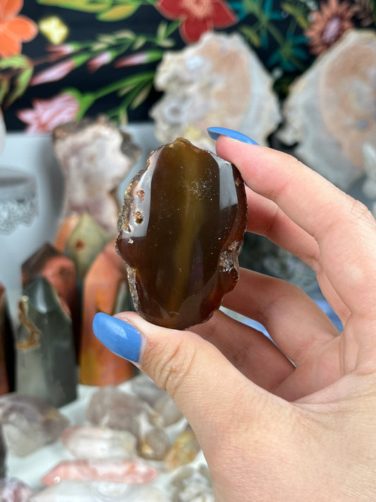 Chocolate Sashe River Agate