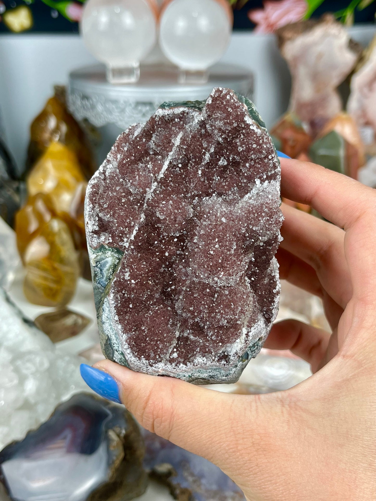 Red Galaxy Amethyst