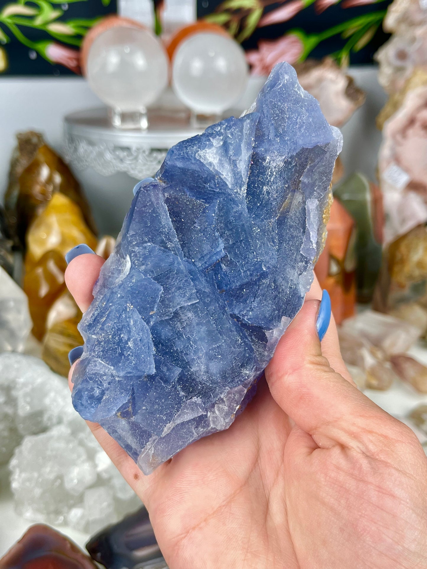 Raw Blue Fluorite