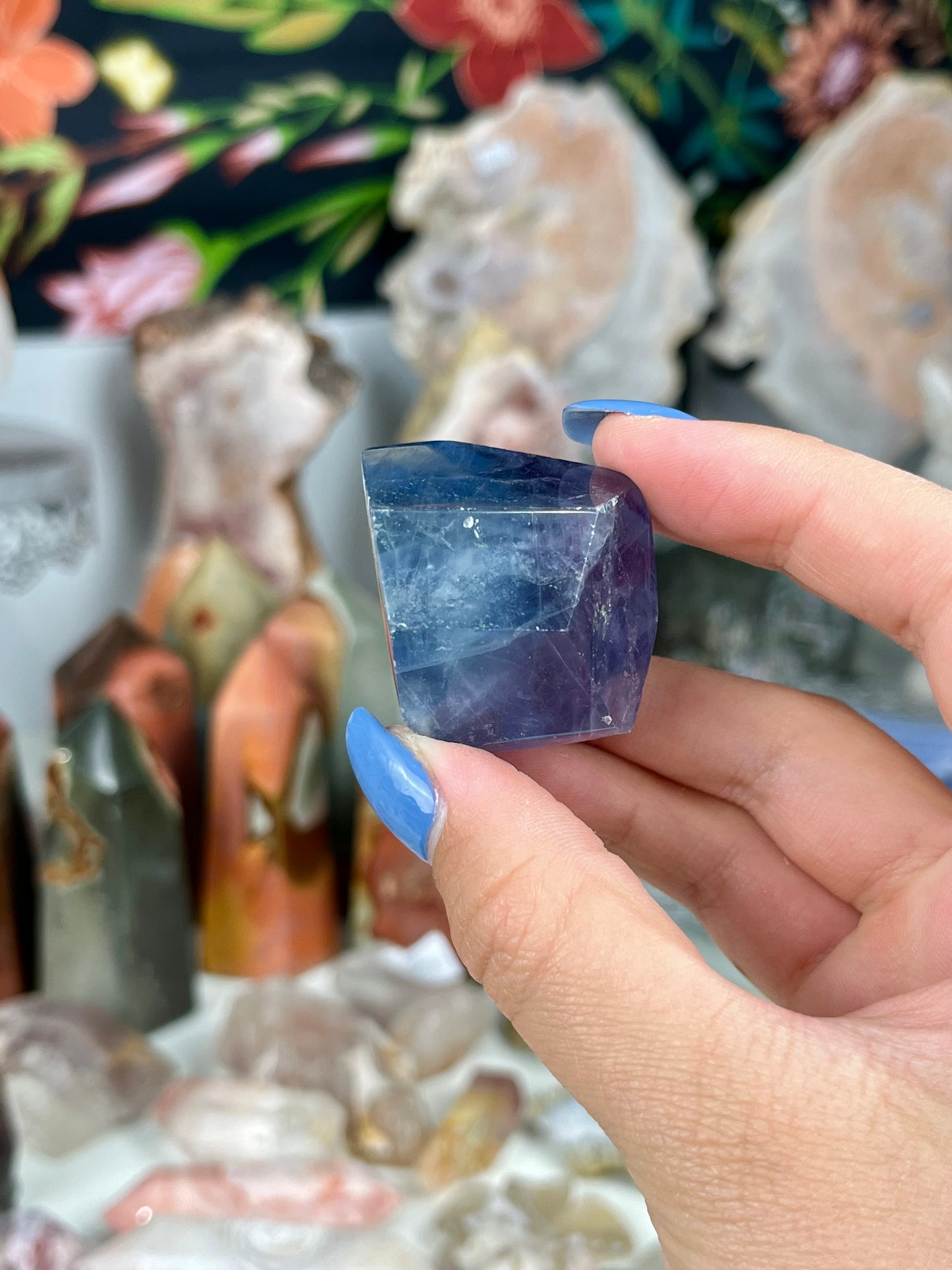 Blue Fluorite Freeform