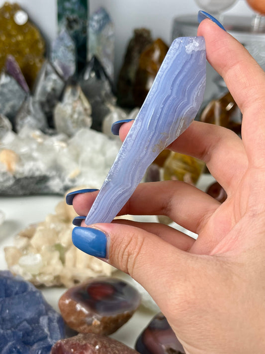 Blue Lace Agate Slab