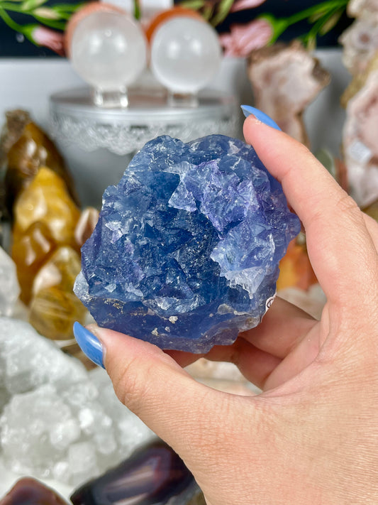 Raw Blue Fluorite