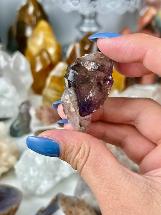 Smoky Amethyst Raw Point