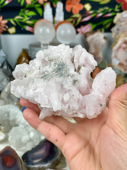 UV Reactive Raw Mangano Calcite Specimen