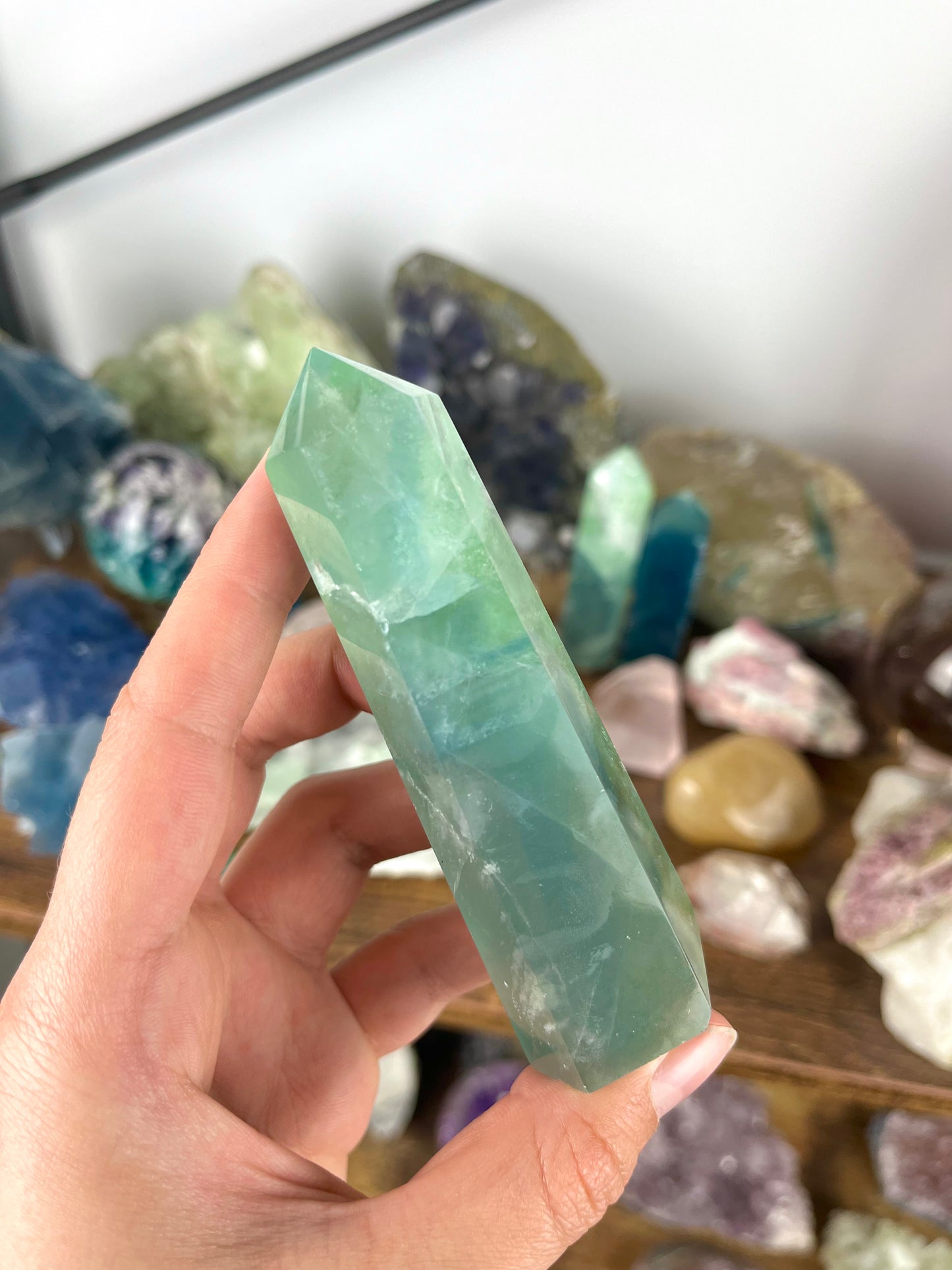 Green Fluorite Tower