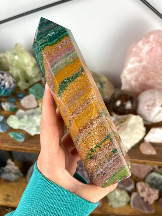 Boho Ocean Jasper Tower